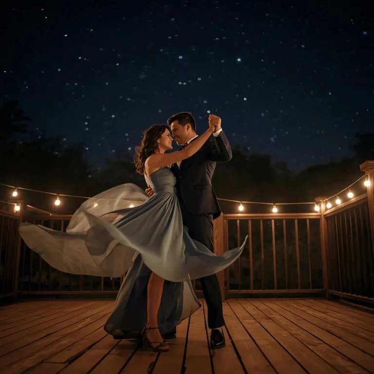 A romantic couple dancing under the stars | Couple Romantic Prompt