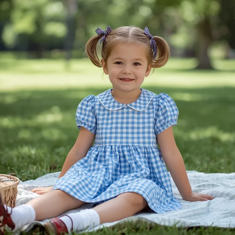 Youthful and Playful: A Gingham A-Line Sundress | best ai prompts for images